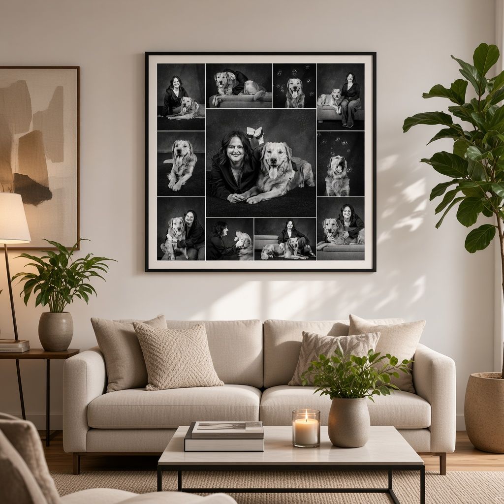 Some bonds deserve to be more than a memory. They deserve a place on your wall. 🤍 #KristalStudios #FineArtDogPhotograph